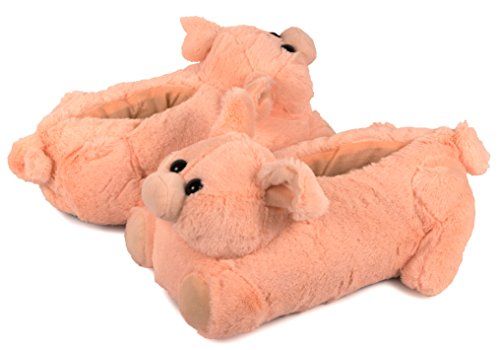 Photo 1 of Lazy Paws Adult-Sized Pig Slippers (Size Medium Only)