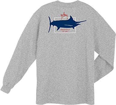 Photo 1 of Guy Harvey Men's Logo Long Sleeve T-Shirt (XL)
