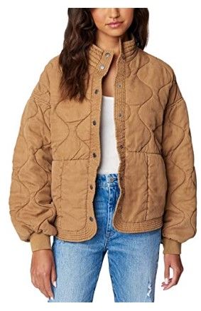Photo 1 of [BLANKNYC] Womens Luxury Clothing Tencel Drop Shoulder Quilted Jacket
SIZE SMALL