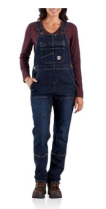 Photo 1 of Carhartt womens Denim Double Front Bib Overalls
SIZE MED 8-10