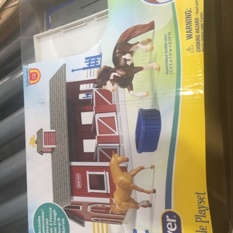 Photo 2 of Breyer Stablemates Red Stable Set
