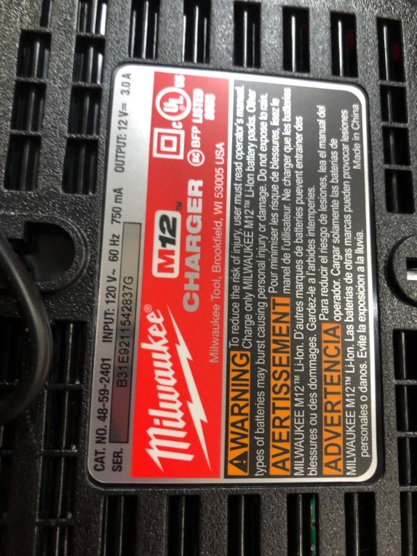 Photo 2 of "Milwaukee M12 2554-22 M12 FUEL 12V 3/8-Inch Cordless Stubby Impact Wrench Kit"
