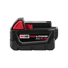 Photo 1 of "Milwaukee 48-11-1850 M18 18V 5.0Ah REDLITHIUM XC Extended Capacity Battery"
