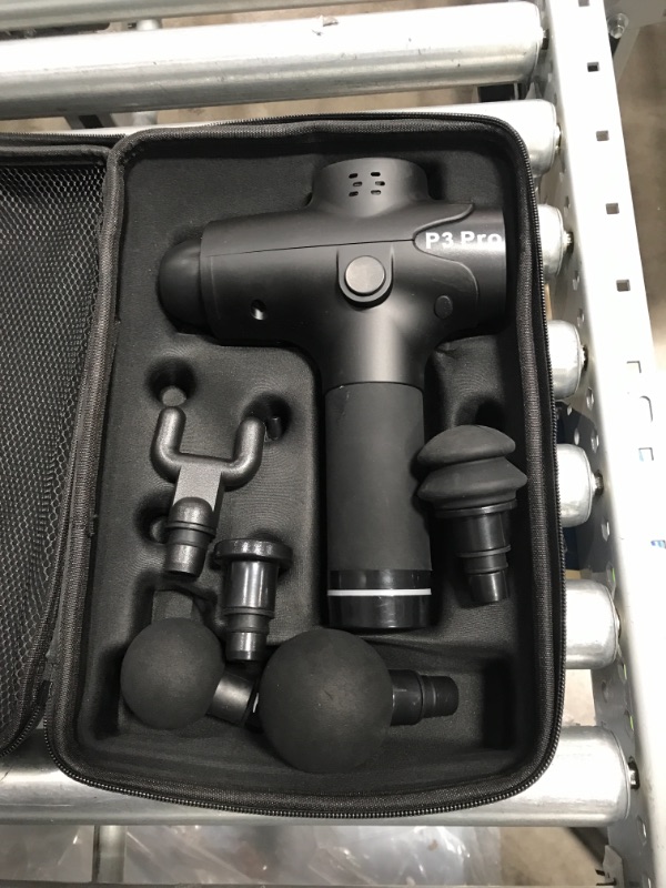 Photo 2 of ***PARTS ONLY*** Muscle Percussion Massage Gun - Rechargeable - 20 Speed - EM003 - Black (see notes)