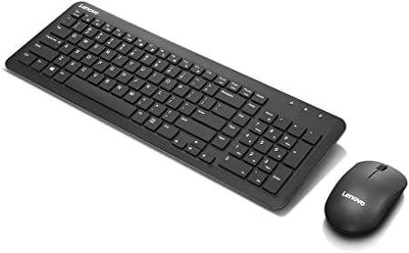 Photo 1 of Lenovo 300 Wireless Combo Keyboard and Mouse, 2.4 GHz Nano USB-A Receiver, Batteries Included
