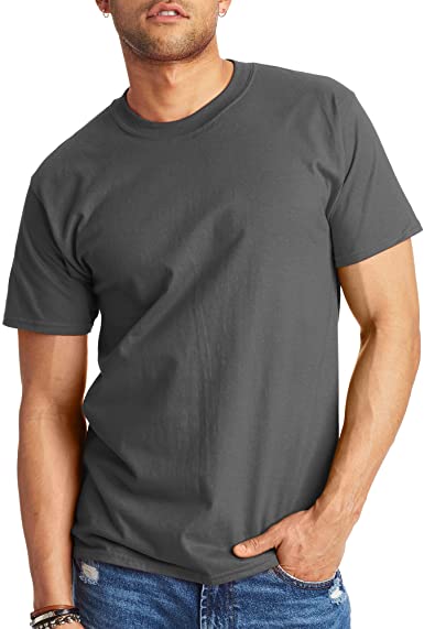 Photo 1 of Hanes Men's Beefy Heavyweight Short Sleeve T-shirt 2 count size 3XLT
