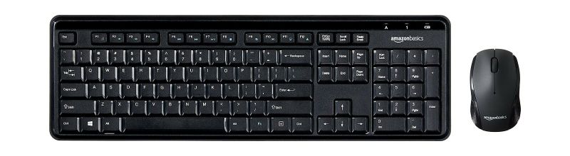 Photo 1 of Amazon Basics Wireless Keyboard-Quiet and Compact-US Layout (QWERTY)
