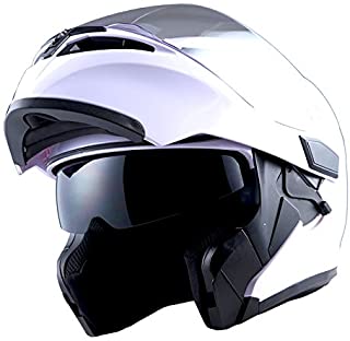 Photo 1 of 1Storm Motorcycle Modular Full Face Helmet Flip up Dual Visor Inner Sun Shield: HB89 - large