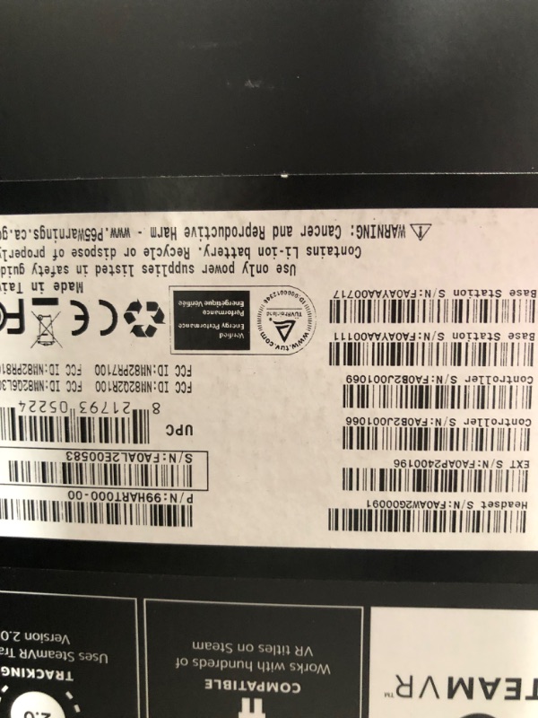 Photo 1 of HTC Vive Cosmos Elite VR Headset