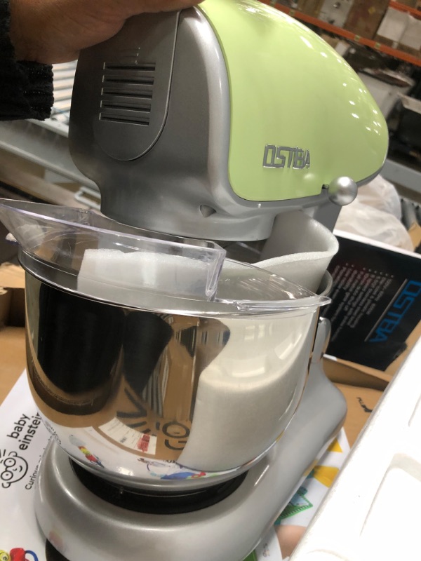 Photo 3 of **MISSING HOOK AND BLADE**
Die-Cast Stand Mixer, 8 Speeds 600W OSTBA Food Stand Mixer, 5.5Qt Tilt-Head Kitchen Mixer,