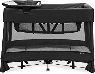 Photo 1 of 4moms breeze plus playard | Easy, One-Handed Setup | with Removable Bassinet & Flip Changer | Black