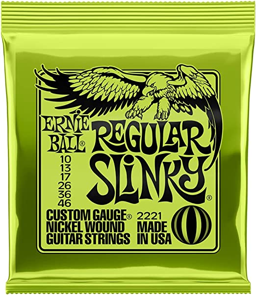 Photo 1 of 4 PCS BUNDLE
Ernie Ball Regular Slinky Nickel Wound Electric Guitar Strings, 10-46 Gauge (P02221)
