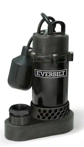 Photo 1 of 1/3 HP Aluminum Sump Pump Tether Switch
