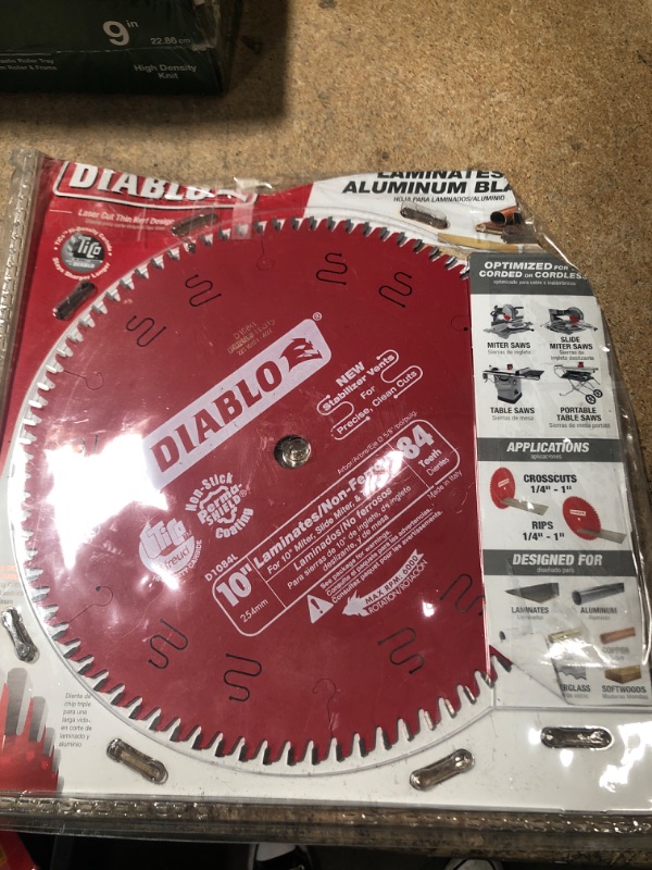 Photo 2 of 10 in. x 84-Tooth Laminate/Aluminum/Plastics Circular Saw Blade
