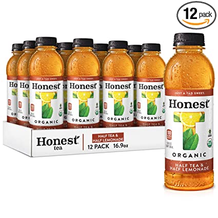 Photo 1 of **NOT REFUNDABLE** Honest Tea Organic Fair Trade Half Tea & Half Lemonade Gluten Free, 16.9 Fl. Oz, 12 Pack
BEST BY MAY 2,2022