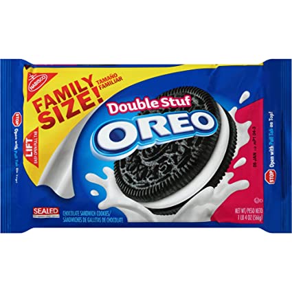 Photo 1 of **NONREFUNDABLE** 3PCKS OF Nabisco Oreo Chocolate Sandwich Cookies, Double Stuf, 20 oz
BEST BY FEB 26, 2022