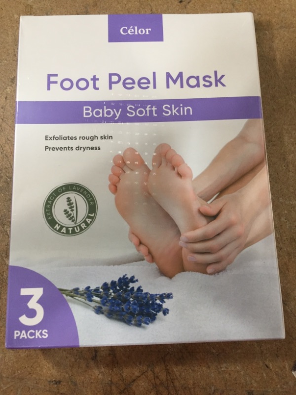 Photo 2 of ??Foot Peel Mask (3 Pairs) - Foot Mask for Baby soft skin - Remove Dead Skin | Foot Spa Foot Care