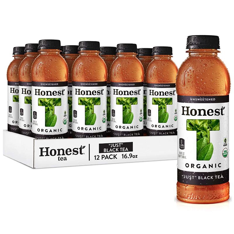 Photo 1 of **NONREFUNDABLE**BEST BY: MAY 02,2022**
Honest tea Organic Fair Trade Just Black Tea, 16.9 fl oz (12 Pack)