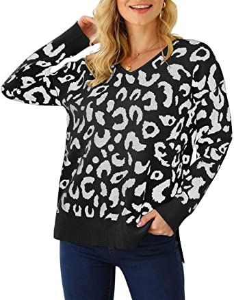 Photo 1 of Jouica Women's Casual Lightweight V Neck Batwing Sleeve Knit Top Loose Pullover Sweater Small
