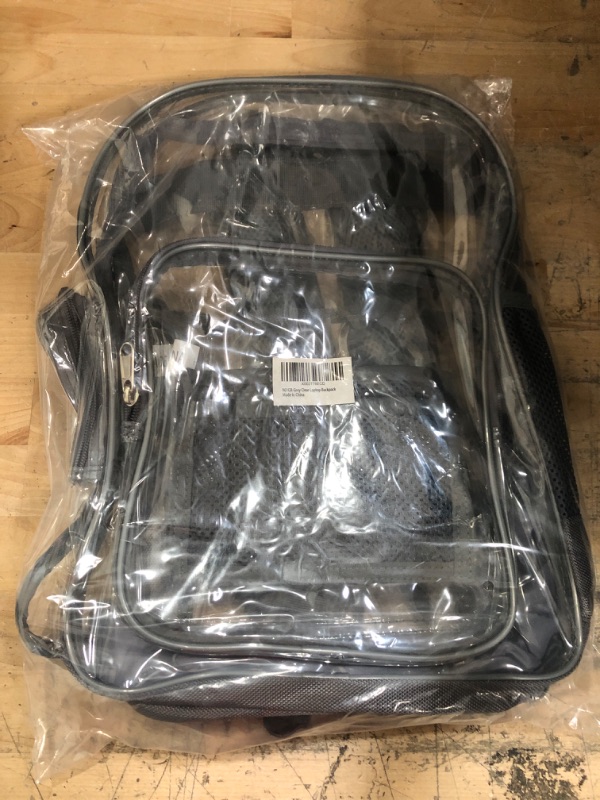 Photo 1 of covax clear laptop backpack grey