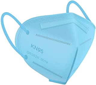 Photo 1 of 2 packs Miuphro KN95 Face Mask, 5-Layer Design Cup Dust Safety KN95 Masks 50 Pack, Blue