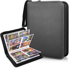 Photo 1 of ***STOCK PHOTO FOR REFERENCE ONLY***
4-Pocket Trading Card Binder, 400 Cards Portable Card Holder Collection Album Waterproof Card Sleeves Binder Folder with Zipper ,50 Pages