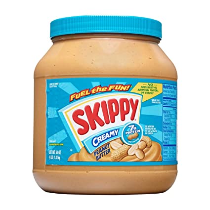 Photo 1 of **NON-REFUNDABLE** EXP 5/22/22 Skippy Creamy Peanut Butter, 64 Ounce 2 PACK 
