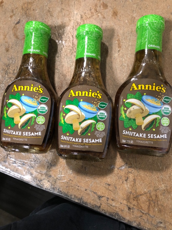 Photo 2 of **NON REFUNDABLE**EXPIRE DATE:04/22/2022 Annie'S Naturals Organic Dressing Shiitake and Sesame pack of 3 