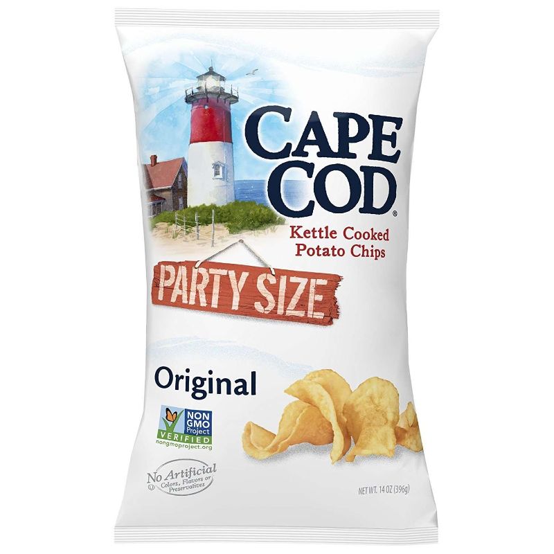 Photo 1 of **NON-REFUNDABLE**EXPIRE DATE:4/09/2022** Cape Cod Potato Chips, Original Kettle Cooked Chips, 14 Oz

