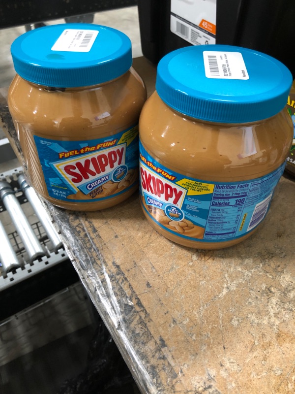 Photo 2 of **NON-REFUNDABLE** Skippy Creamy Peanut Butter, 64 Ounce pack of 2 
