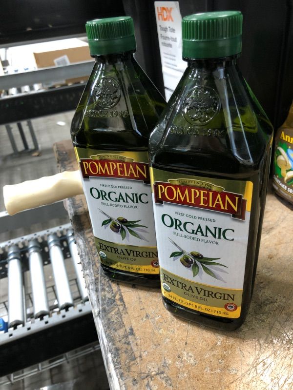 Photo 2 of **NON REFUNDABLE**EXPIRE DATE: 06/22 Pompeian USDA Organic Robust Extra Virgin Olive Oil, First Cold Pressed, Full-Bodied Flavor, Perfect for Salad Dressings & Marinades, 24 FL. OZ. 2 BOTTLES 
