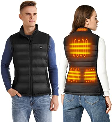 Photo 1 of Heated Vest USB Electric Heated Coat for Men & Women Size Adjustable Winter Sports Heated Clothing(No Battery is Included)
