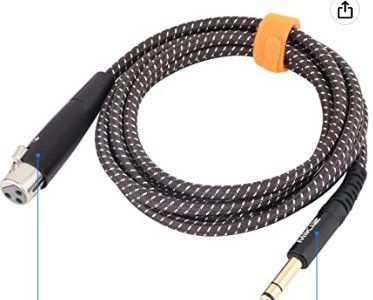 Photo 1 of MIKIZ 10Ft 1/4" TRS to XLR Male Balanced Cables Braided