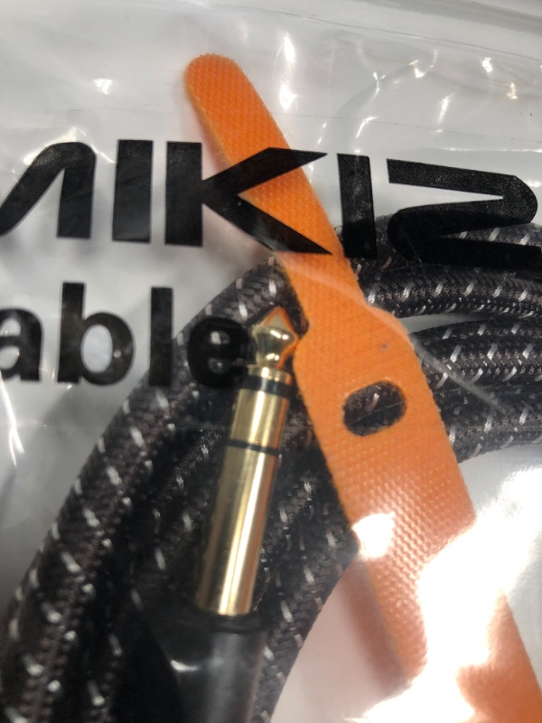 Photo 3 of MIKIZ 10Ft 1/4" TRS to XLR Male Balanced Cables Braided