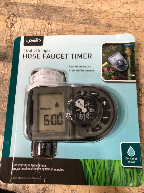 Photo 2 of 1-Outlet Hose Faucet Timer
