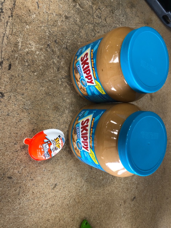 Photo 2 of ** EXP: OCT 30 22 , AUG 07 2022 ** SETS OF 2 **
Skippy Creamy Peanut Butter, 64 Ounce AND KINDER JOY 
