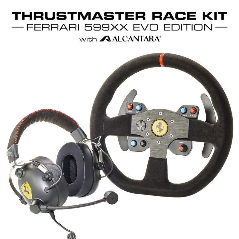 Photo 1 of Thrustmaster FERRARI ALCANTARA RACE BUNDLE (PS4, XBOX Series X/S, One, PC)
