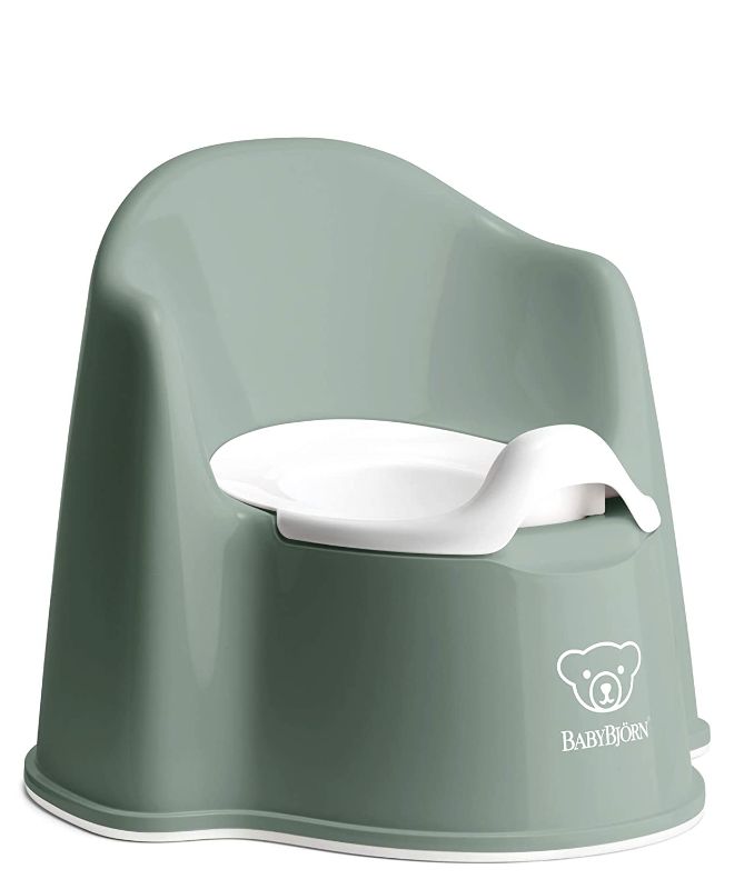 Photo 1 of BabyBjörn 055268US Potty Chair, Deep Green/White
