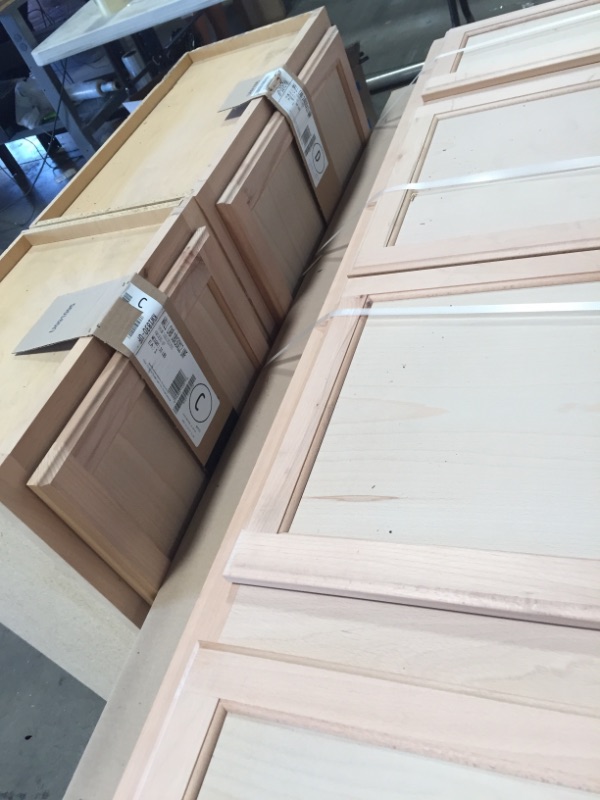 Photo 9 of ** CABINET PALLET*** MAJOR CHIPPINGS. ** DAMAGE TO BACK OF CABINET***
1 Hampton Bay
Hampton Assembled 18x30x12 in. Wall Kitchen Cabinet in Unfinished
1 Hampton Bay
Hampton Assembled 24x30x12 in. Wall Kitchen Cabinet in Unfinished
1 Hampton Bay
Hampton Unf