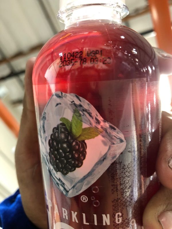 Photo 1 of BEST BY - 11/04/2022 
Sparkling Ice Purple Variety Pack, 17 fl oz - Pack of 12 (Black Raspberry, Cherry Limeade, Orange Mango, Kiwi Strawberry) Package may vary
