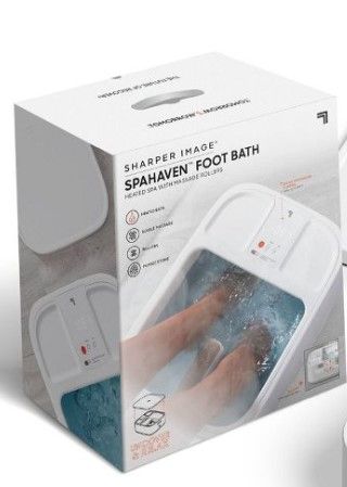 Photo 1 of Sharper Image Massager Foot Bath Heating with LCD

