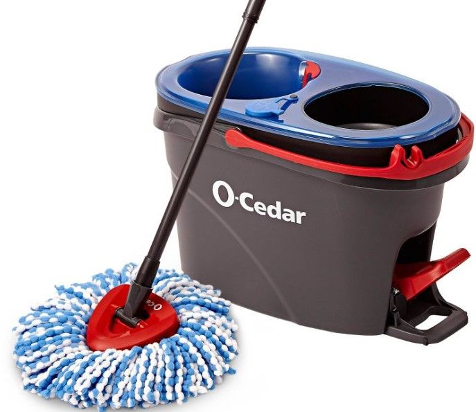 Photo 1 of **missing mop**
O-Cedar EasyWring Rinse Clean Spin Mop & Bucket

