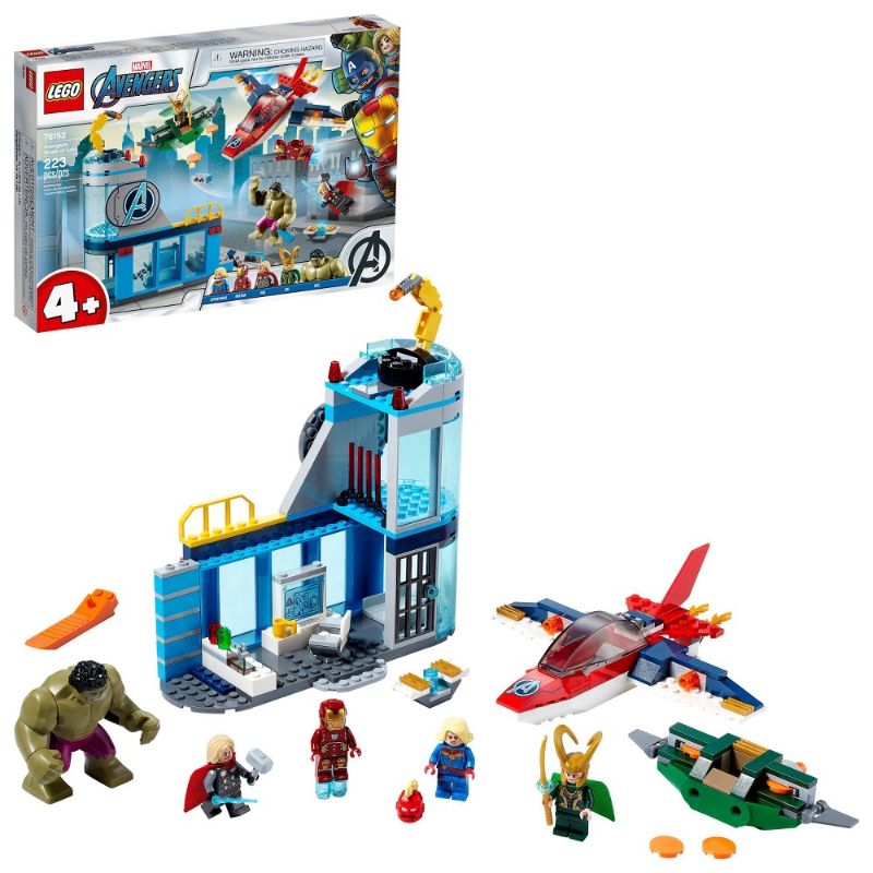 Photo 1 of LEGO Marvel Avengers Wrath of Loki 76152 Cool Building Toy with Marvel Avengers Minifigures (223 Pieces)
