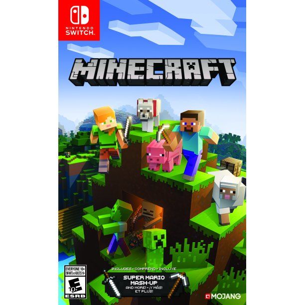 Photo 1 of **GAME IS NEW, OPENED TO VERIFY GAME IN CASE**
Minecraft (Nintendo Switch
