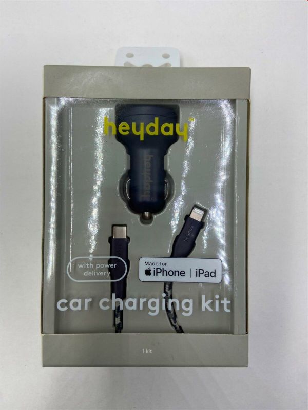 Photo 1 of Heyday™ USB-C Power Delivery Car Charging Kit - Dusk Blue
