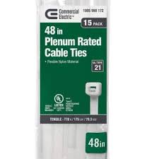 Photo 1 of 2 PACK**60 in. Natural Heavy-Duty Cable Tie (15-Pack)
