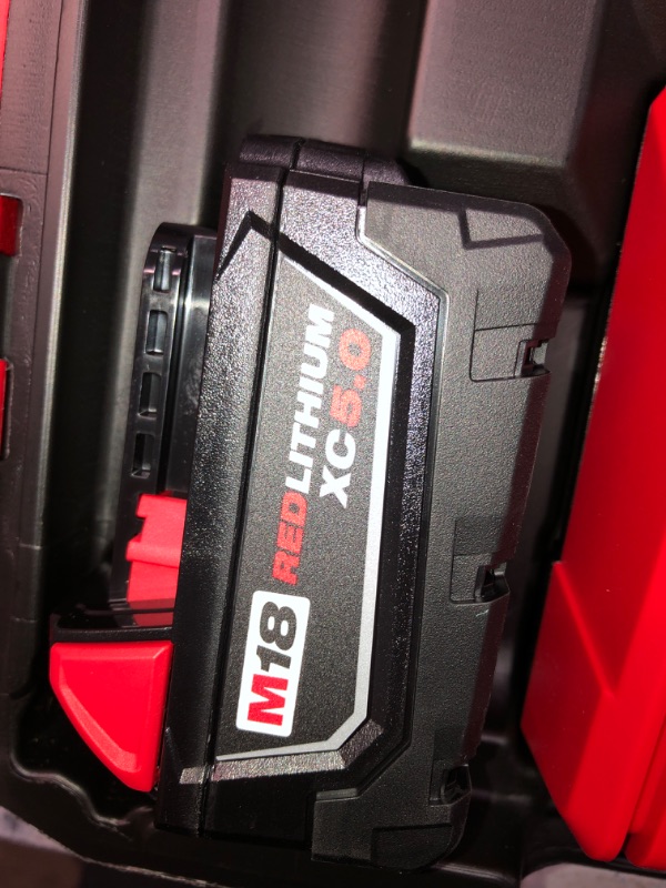 Photo 3 of Milwaukee M18 FUEL 18-Volt Lithium-Ion Brushless Cordless 1/4 in. Hex Impact Driver Kit with Two 5.0Ah Batteries Charger Hard Case