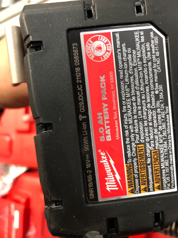 Photo 5 of Milwaukee M18 FUEL 18-Volt Lithium-Ion Brushless Cordless 1/4 in. Hex Impact Driver Kit with Two 5.0Ah Batteries Charger Hard Case