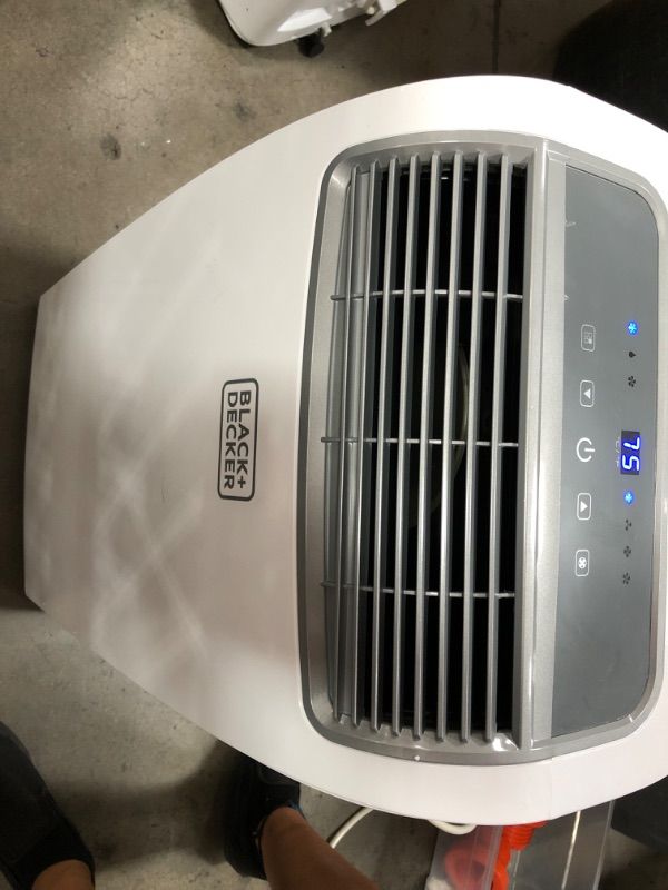 Photo 5 of BLACK+DECKER 5 000 BTU DOE (8 000 BTU ASHRAE) Portable Air Conditioner with Remote Control White
