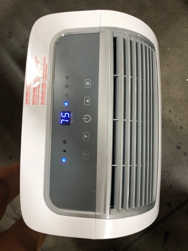 Photo 7 of BLACK+DECKER 5 000 BTU DOE (8 000 BTU ASHRAE) Portable Air Conditioner with Remote Control White
